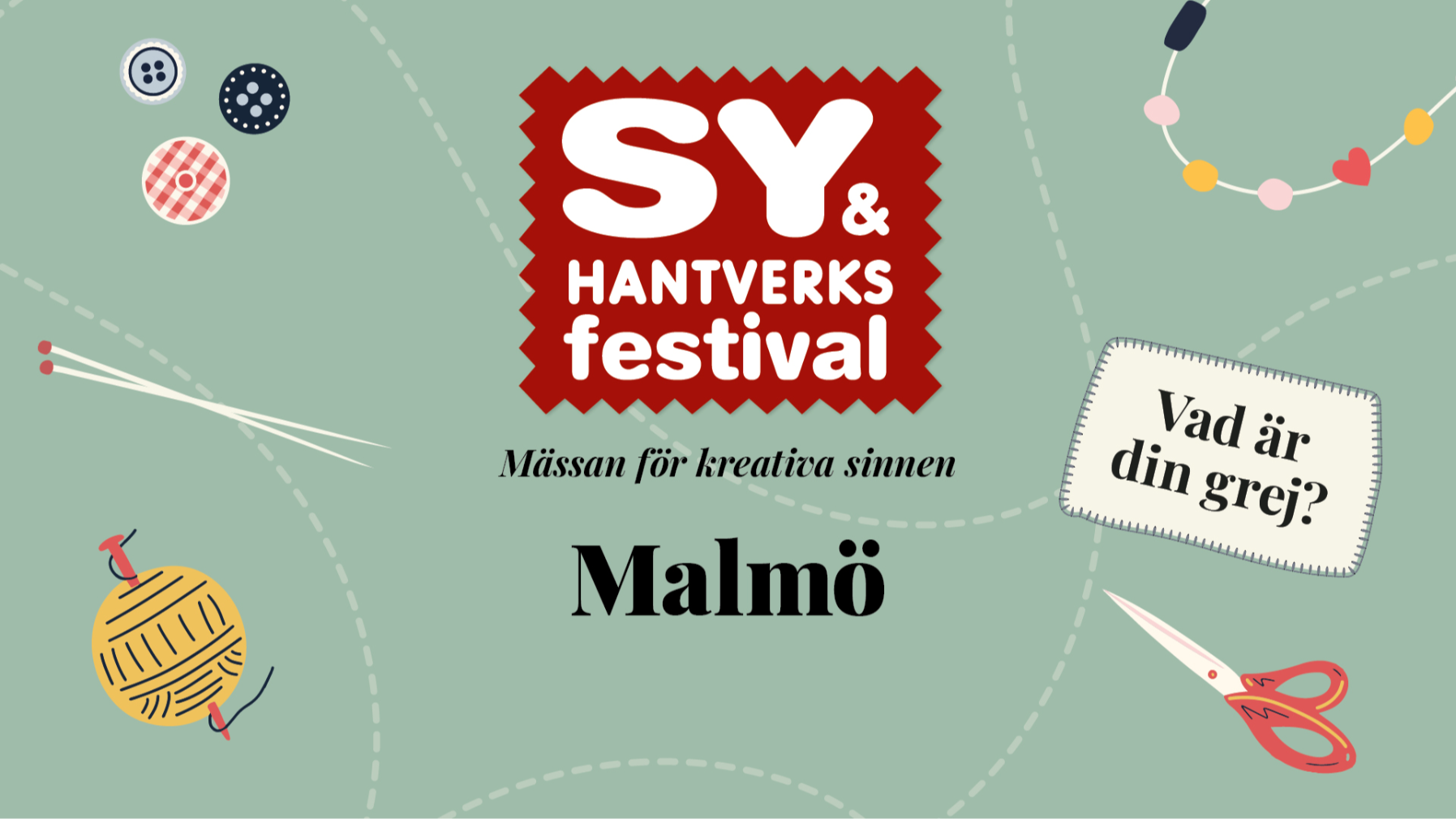 Sy- & Hantverksfestival, Malmö 6 april